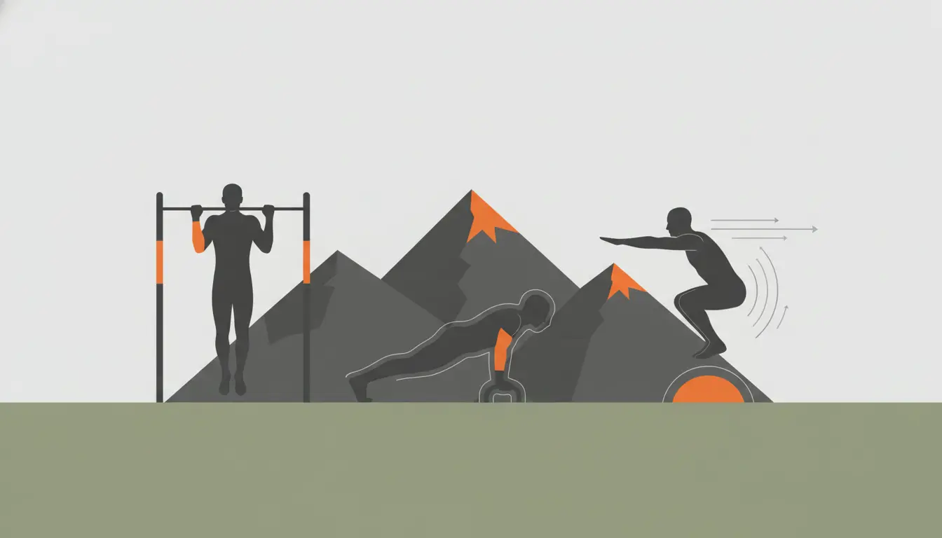 Calisthenics for military training