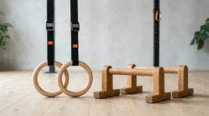 Wood calisthenics equipment