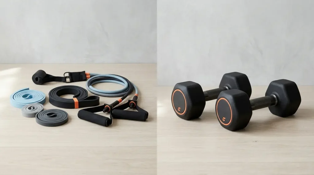 resistance bands vs weights