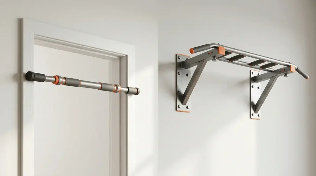 doorway pull up bar vs wall mounted pull up bar